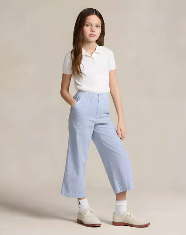 Polo prepster seesucker pants with cotton Top 