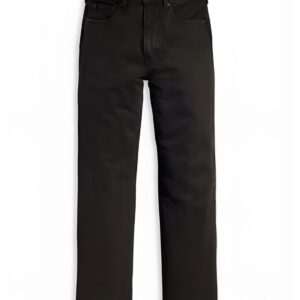 mens Loose Straight black Jeans