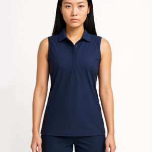 lightweight, sleeveless polo