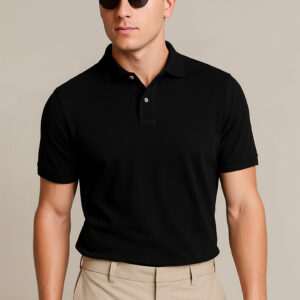 Classic Fit Mesh Polo Shirt